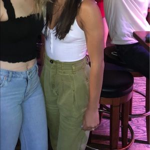 Free people green trouser